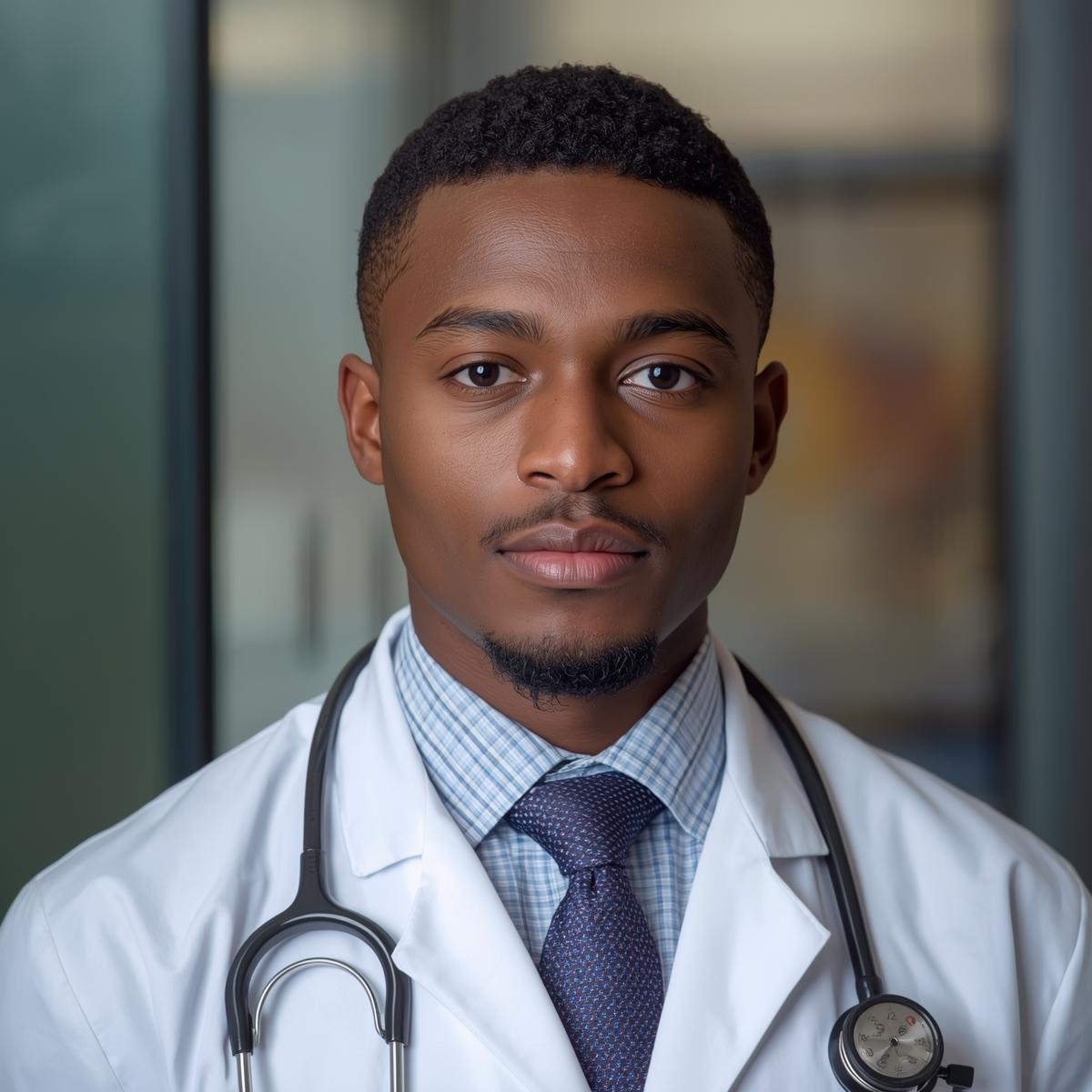 give me a picture of a real young fine male nigerian docotr (1)