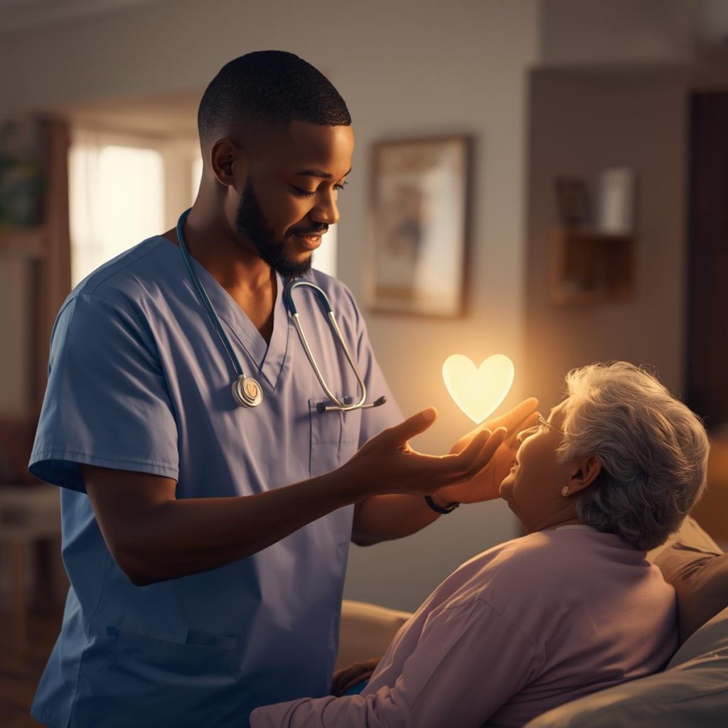 real home care → “heart”, “home”, “nurse” nigerians