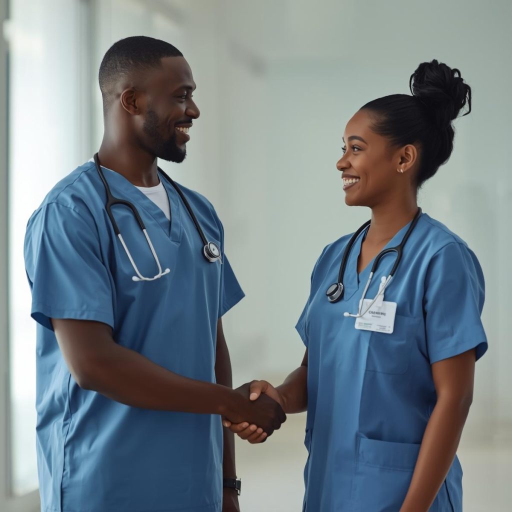 real picture of nigeria caregiver staffing → “users”, “handshake”